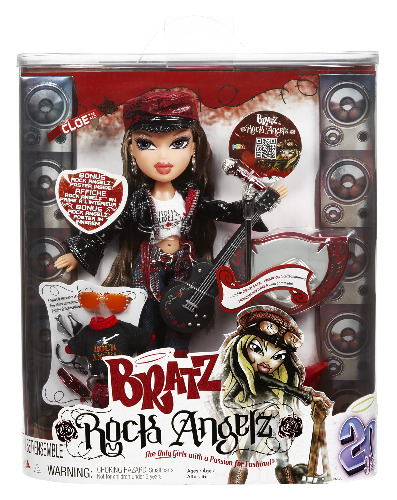 Bratz 577782EUC Rock Angelz 20 Yearz Special Edition Fashion Doll-CLOE-Includes Guitar, Outfits, Accessories, Poster, & More-Fan Favourite Rerelease-Collectable-for Collectors & Kids Ages 6+