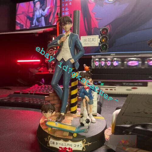 Fire Phoenix Studios 1/7 Jimmy Kudo Resin Model Edogawa Konan In Stock Detective