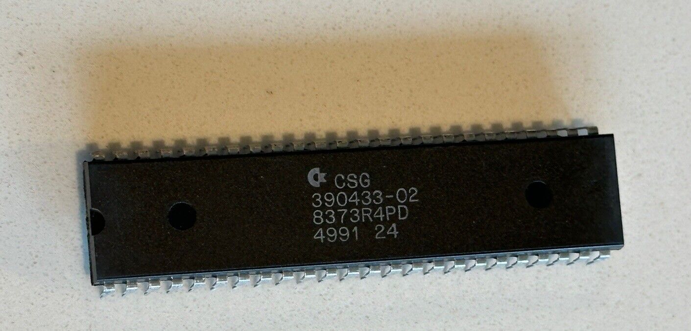 Commodore 8373 ECS Super Denise Amiga 500 2000 3000 . High Res Upgrade