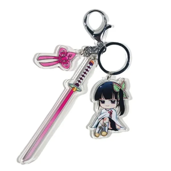 Demon Slayer Anime Keychains Kimetsu No Yaiba Hanging Ornament Decor Pendant