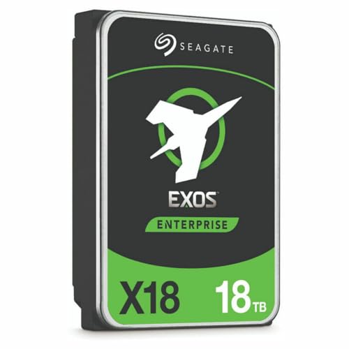 Seagate Exos X18 Enterprise Class, 18TB, Enterprise Internal Hard Drive, SATA, 3,5" 6Gbit/s, 128MB cache (ST18000NM004J) - 18 TB