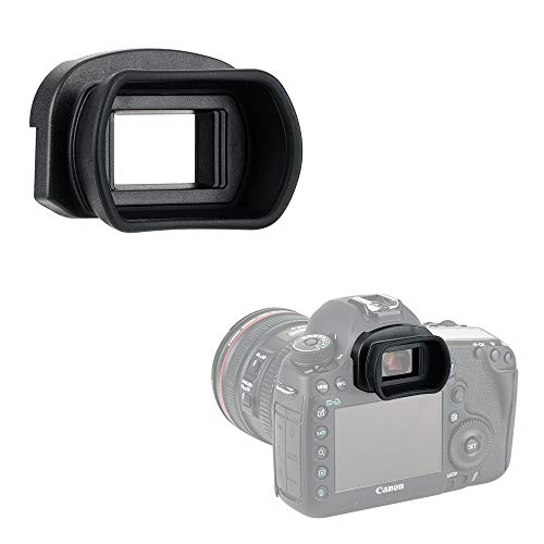 Kiwifotos Long Soft Viewfinder Eyecup Eyepiece for Canon EOS 5D Mark IV 5D Mark III 5DS R 5DS 7D 7D Mark II 1Dx Mark II 1Ds Mark III 1D Mark IV 1D Mark III - Canon Eg Replacement