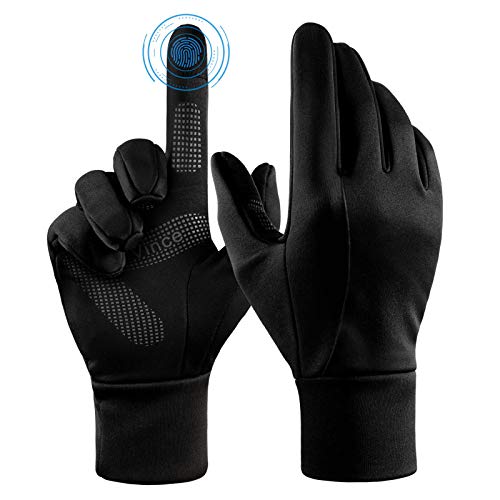 Winter Gloves Touch Screen Water Resistant Windproof Thermal for Running Cycling Driving Hiking for Men Women - Medium (Men) -- Large (Women)