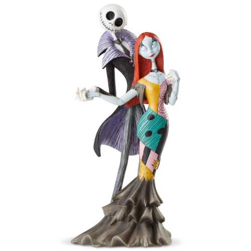 Enesco Disney Showcase Couture de Force Nightmare Before Christmas Jack and Sally Deluxe Figurine, 8.74 Inch, Multicolor
