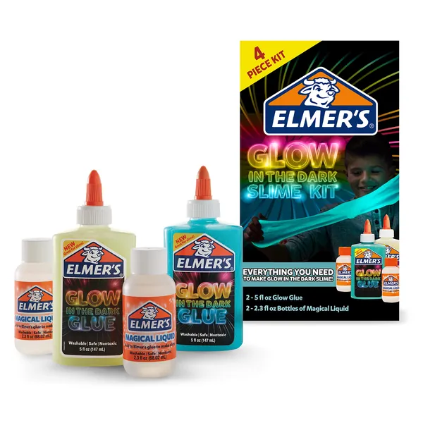 Elmer's Glow-in-The-Dark Slime Kit (2062242) - 