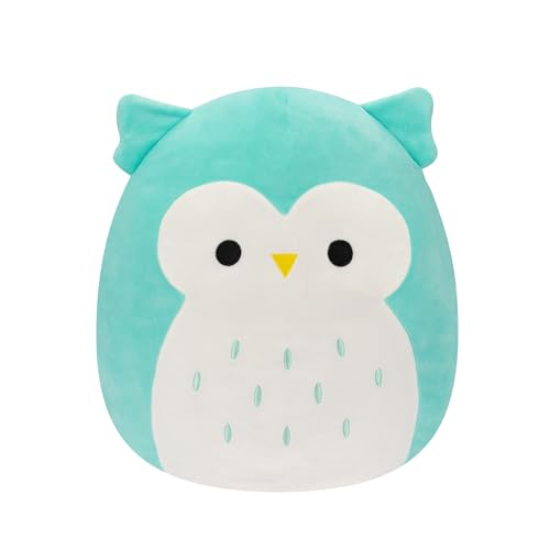 Squishmallows Original 14-Inch Winston Teal Owl - Large Ultrasoft Official Jazwares Plush - Multi
