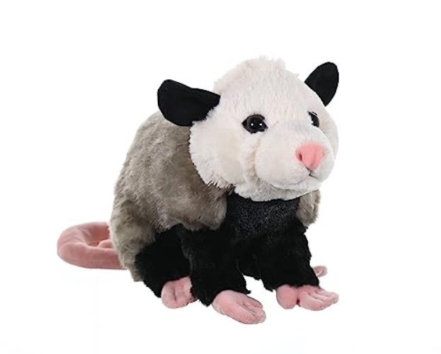Wild Republic Opossum Plush, Stuffed Animal, Plush Toy, Gifts for Kids, Cuddlekins 12 Inches - Opossum Plush