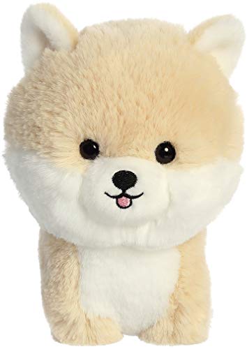 Aurora® Playful Teddy Pets™ Pomeranian Stuffed Animal - Unique Design - Endless Play - Brown 6.5 Inches - Pomeranian - Small