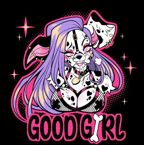 PREORDER: Women’s Baby Tee / Crop Top : Good Girl : Black | S