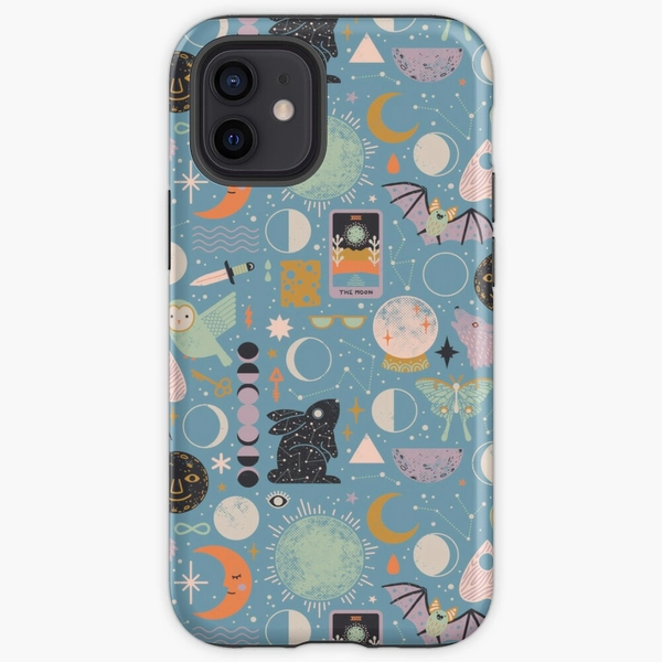 Lunar Pattern: Blue Moon | iPhone Case