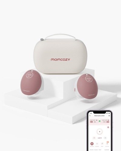 Momcozy Mobile Flow™ Hands-Free Breast Pump | M9 | US / Double / Cozy Red