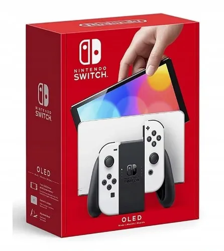 Nintendo Switch – OLED Model w/ White Joy-Con - White Console