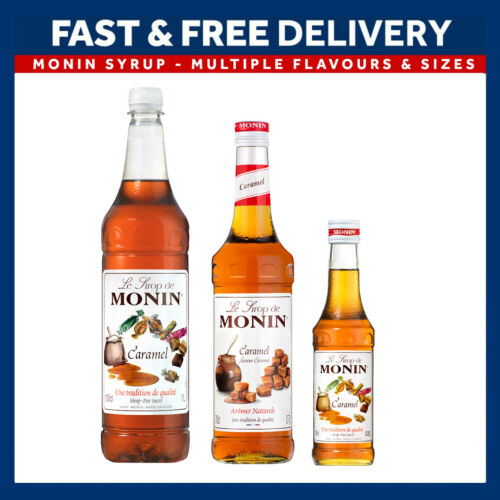 Monin Flavouring Syrups - Multiple Flavours & Sizes - For Coffee and Cocktails  | eBay
