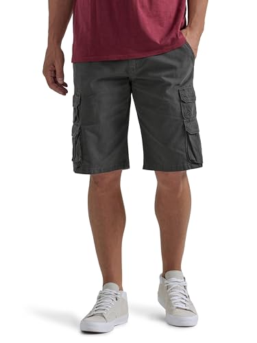 Wrangler Authentics Men's Premium Twill Cargo Short - 34 - Anthracite Twill
