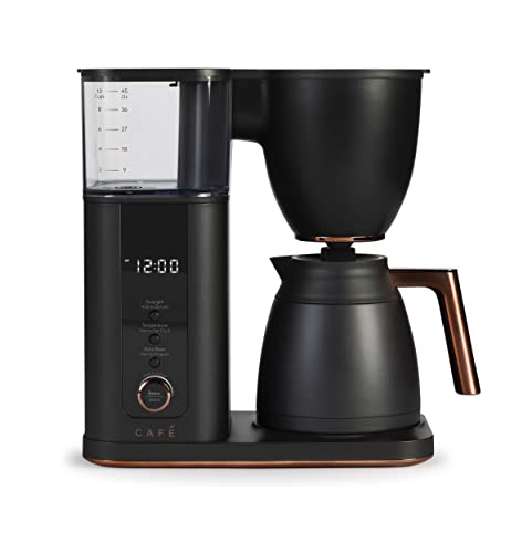 Café Specialty Drip Coffee Maker | 10-Cup Insulated Thermal Carafe | WiFi Enabled Voice-to-Brew Technology | Smart Home Kitchen Essentials | SCA Certified, Barista-Quality Brew | Matte Black - Matte Black - Thermal Carafe