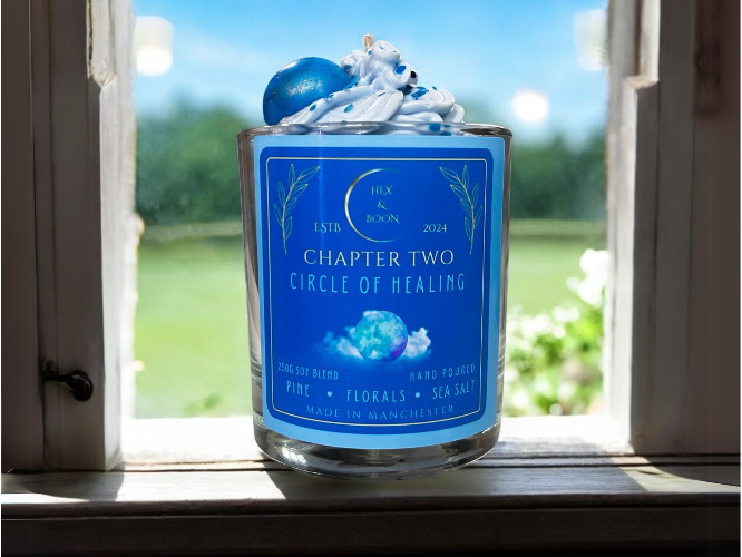 CIRCLE OF HEALING Soy Candle (Spa Day Scent) - Hex & Boon