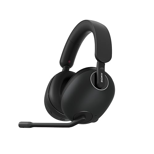 Sony INZONE H9 Noise Cancelling Wireless Gaming Headset - 360 Spatial Sound für Gaming - 32 Stunden Akkulaufzeit - Hochwertiges Boom-Mikrofon - Bluetooth für Anrufe - PC/PS5, Schwarz - Schwarz - INZONE H9 - Single
