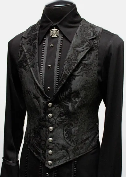 ARISTOCRAT VEST - Black Tapestry