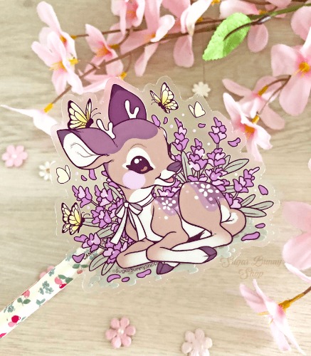 Lavendeer Butterflies Vinyl Sticker | Default Title