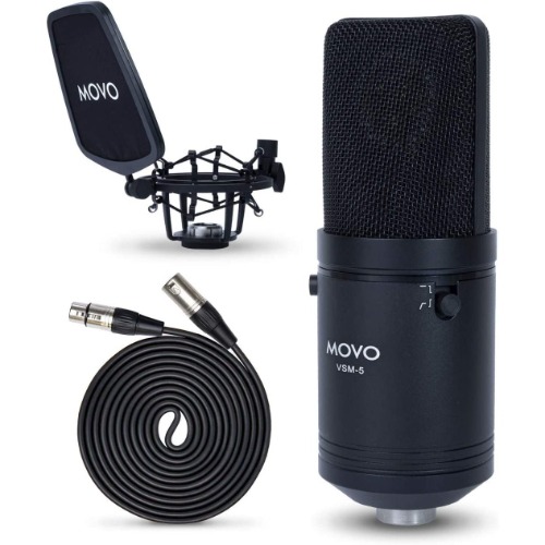 VSM-5 | Diaphragm XLR Cardioid Condenser Mic | Movo