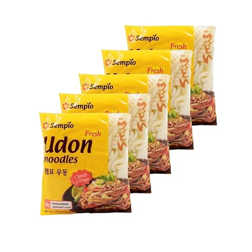 Sempio - Tallarines de Udon Frescos, (Pack de 5)