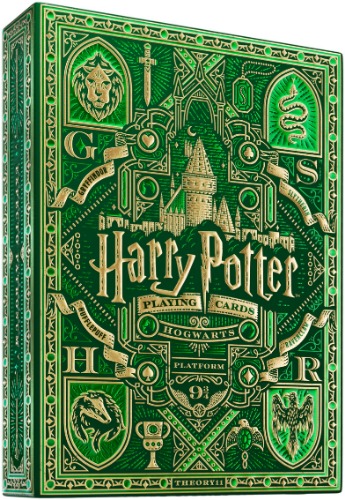theory11 Harry Potter Playing Cards - Green (Slytherin) - 