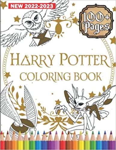 Harry Coloring Book: WITH 100+ Unique and Beautiful Designs For Kids and All Fans (Color and Relax). Harry Coloring Book for Kids Age 4-8,9-12, Teens and Adults. - Paperback