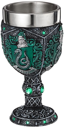 Enesco Wizarding World of Harry Potter Slytherin Decorative Goblet Figurine, 1 Count (Pack of 1), Multicolor - Slytherin
