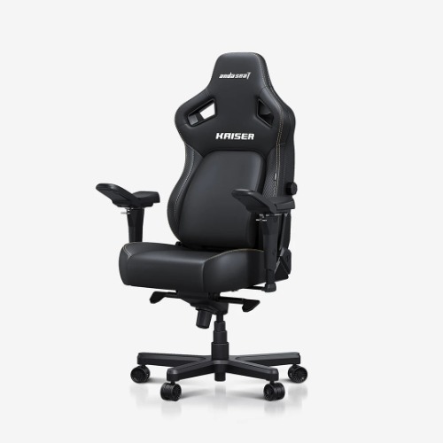 AndaSeat Kaiser 4 Series Premium Gaming Chair - XL / Premium PVC Leather / Elegant Black