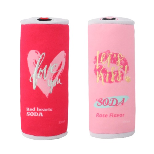 Interactive Squeaky Beer Can Dog Toy - 1