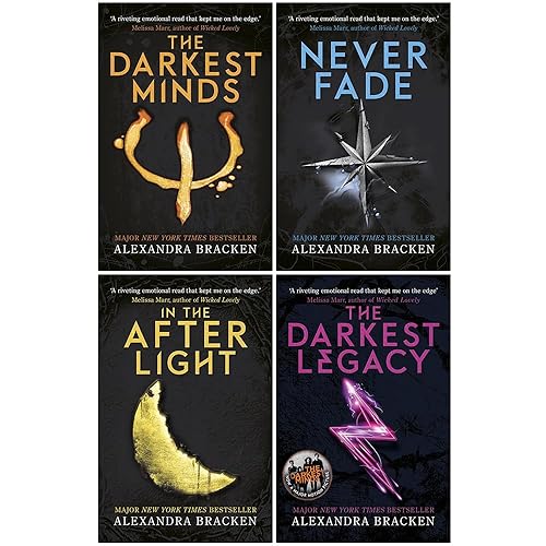 The Darkest Minds Series by Alexandra Bracken 4 Books Collection Set Exclusive Slipcase Edition (The Darkest Minds, Never Fade, In The Afterlight & The Darkest Legacy)