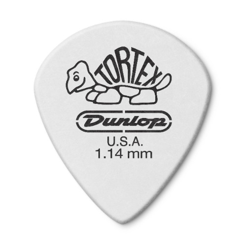 Dunlop Tortex® White Jazz III, 1.14mm, 72/Bag - White 1.14mm 72 Pack
