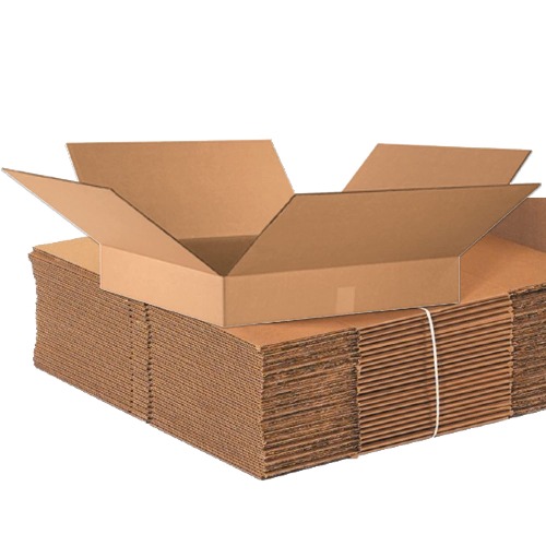 AVIDITI Shipping Boxes Medium 24"L x 24"W x 4"H, 10-Pack | Corrugated Cardboard Box for Packing, Moving and Storage 24x24x4 24244