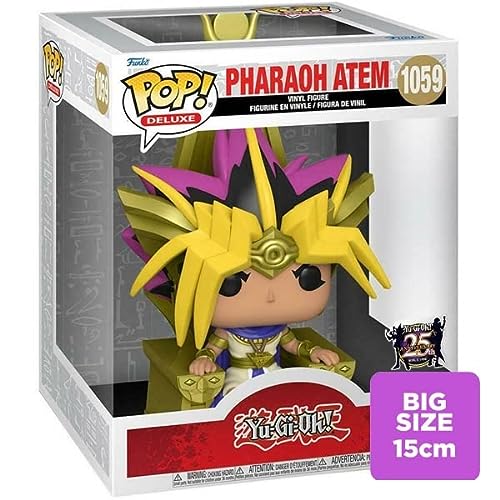 POP Pop! Deluxe: Yu-Gi-Oh - Atem Pharaoh Yugi (Metallic) Multicolor - Deluxe