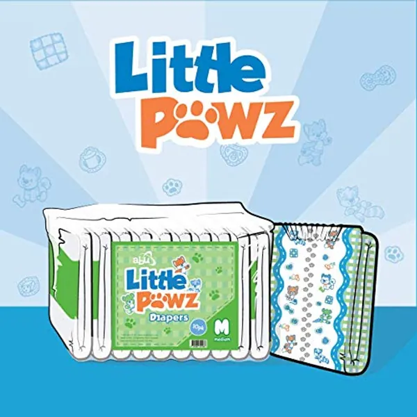 ABU Little Pawz Adult Diapers (Large)