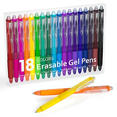 Erasable Gel Pens (18 colors)
