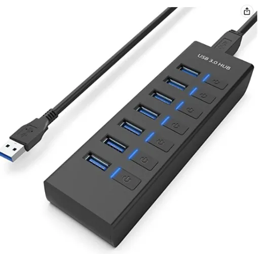 USB Hub, 7 ports, USB 3.0