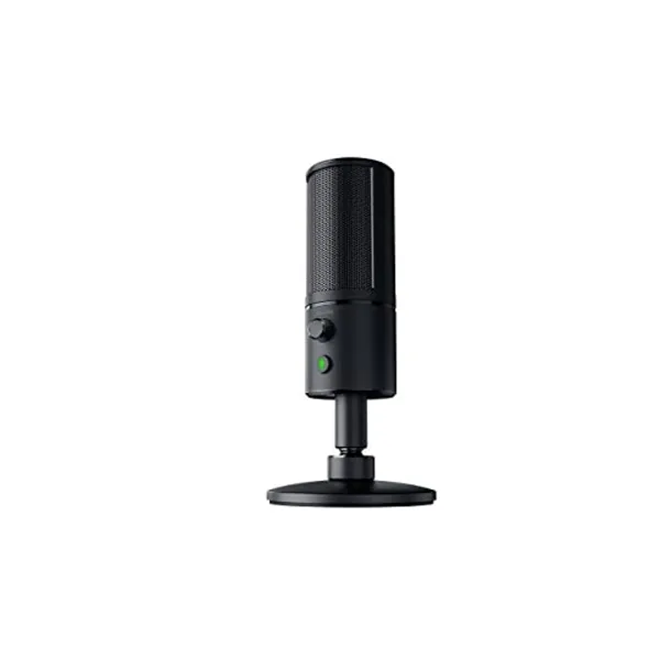 Razer Seiren X: Supercardiod Pick-Up Pattern - Condenser Mic - Built-In Shock Mount - Professional Grade Streaming Microphone - RZ19-02290100-R3U1 (Renewed)