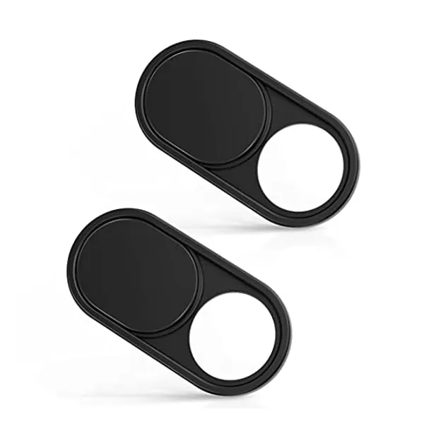
                            imluckies Metal Webcam Cover Slide, 0.023in Camera Cover for Laptop Computer, MacBook Pro/Air iMac iPad Tablet iPhone 8/7/6 Plus, Echo Show/Spot Web Camera Blocker Protect Your Privacy [2 Pack Black]
                        