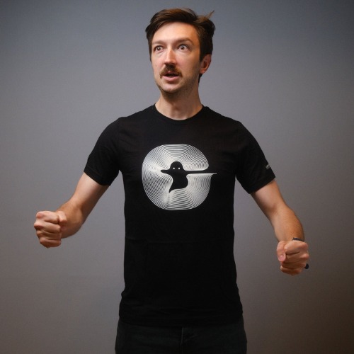 Ghost Files Glow In The Dark T-Shirt (UNISEX) | MEDIUM / BLACK