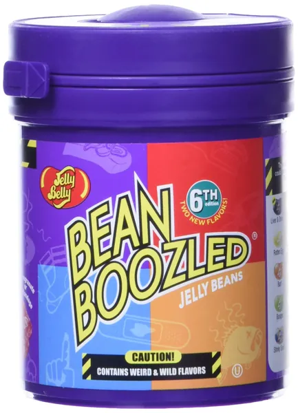 Jelly Belly BeanBoozled Mystery Bean Jelly Bean Dispenser, 4th Edition, Assorted Flavors, 3.5-oz