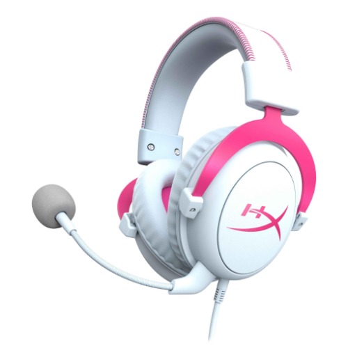 HyperX Cloud II Wired Gaming Headset (Pink)