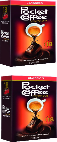 Ferrero: Classic Pocket Coffee 18 piece ,225g (pack of 2)