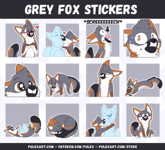 Fox Stickers 2