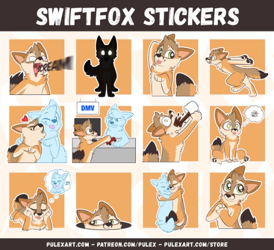 Fox Stickers 1