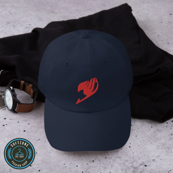 Embroidery Fairy Tail Clan Logo Hat - Anime Embroidered Hat, Manga Embroidery Hat, Dad Hat