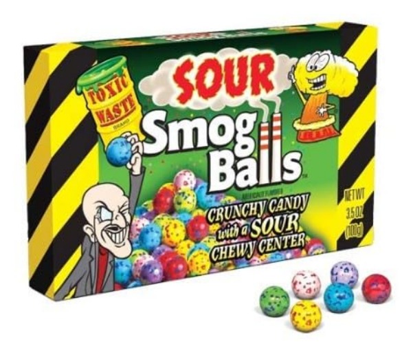 Toxic Waste Sour Smog Balls TB (Pack of 3)