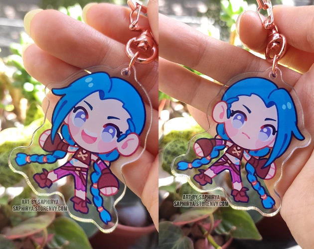 Jinx (Arcane) keychain