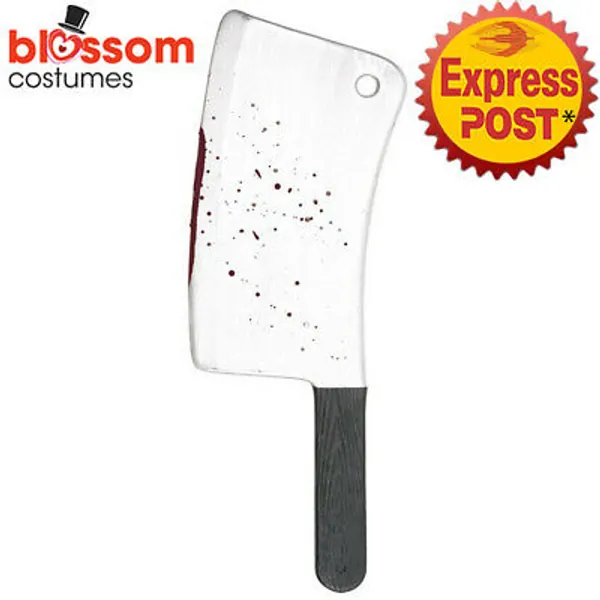 AC1012 Cleaver Bloody Zombie Killer Clown Costume Toy Knife Halloween Weapon  | eBay