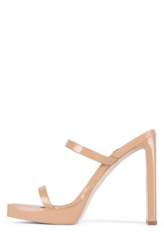 HUSTLER | Dusty Nude Patent / 9.5